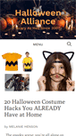 Mobile Screenshot of halloweenalliance.com